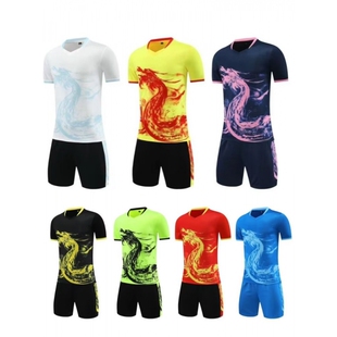 龙舟队服比赛定制短袖套装端午中国风龙纹篮球服背心划龙船套装