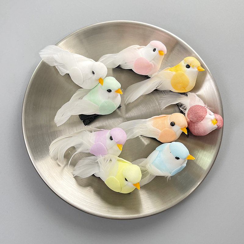 仿真立体可爱小鸟肥啾翼雀古风发夹儿童汉服新中式搭配卡子鸭嘴夹,饰品/流行首饰/时尚饰品新,发饰,淘宝优惠券,粉丝福利购,淘宝优惠卷