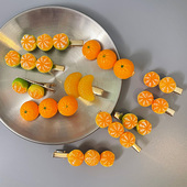 网红创意可爱趣味搞怪仿真橘子水果发夹侧边碎发夹刘海夹子儿童女