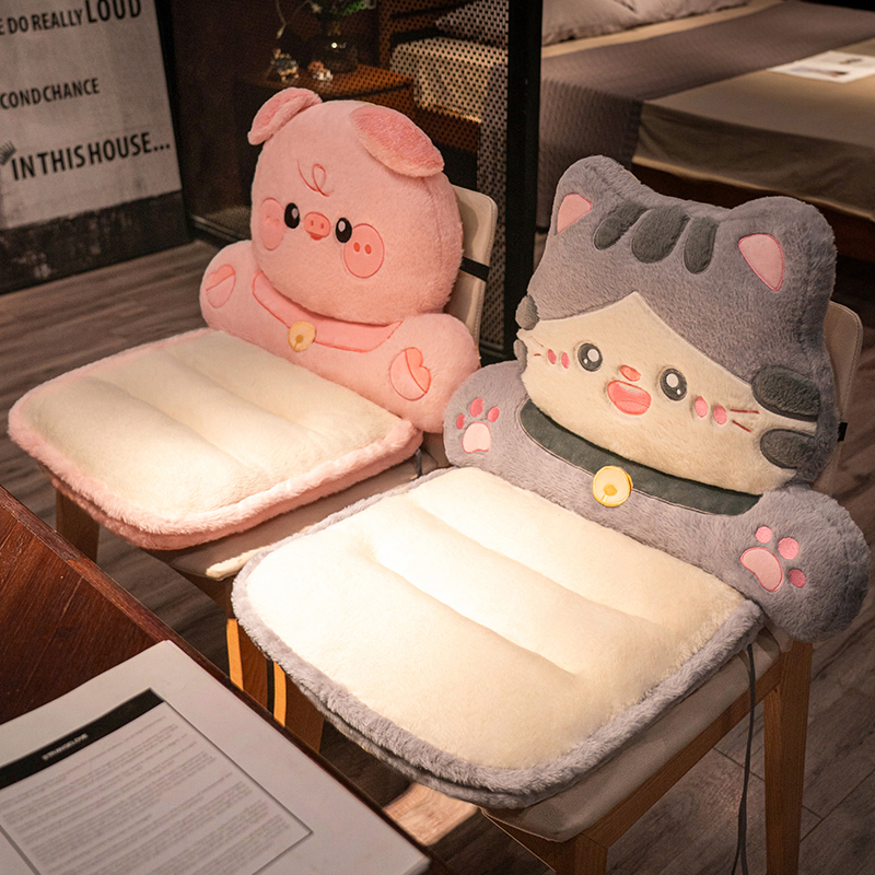 冬季加厚坐垫屁垫靠垫靠背一体式