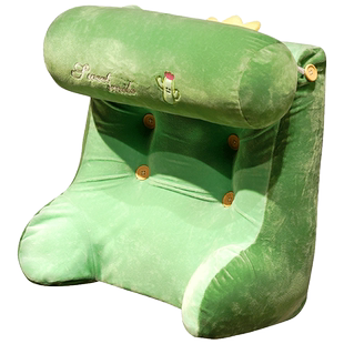 床头软包大靠背靠垫沙发榻榻米看书床上抱枕三角腰靠枕可拆洗枕头