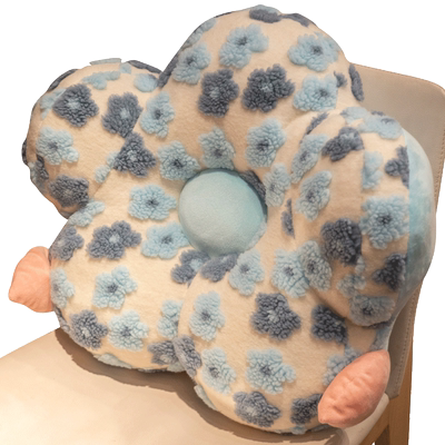 花朵靠垫靠枕椅子靠背腰靠办公室