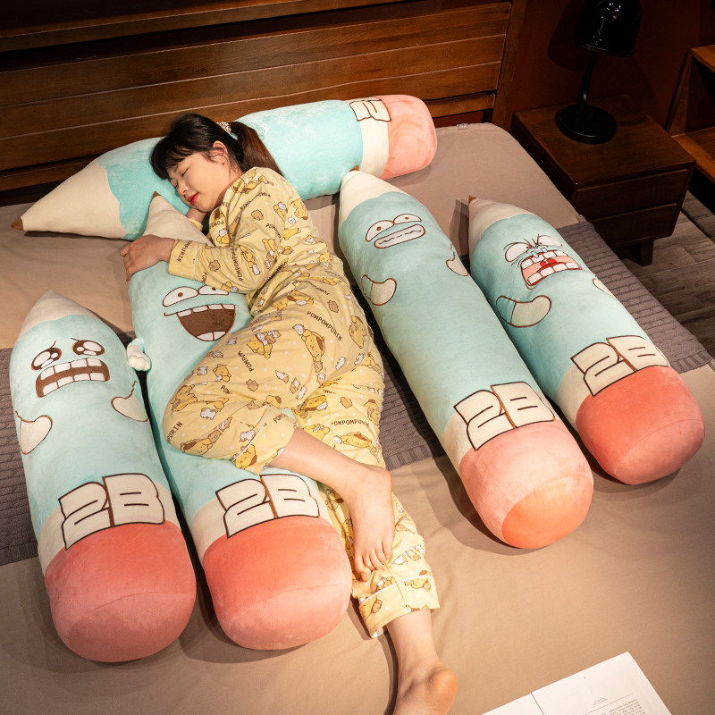 抱枕长条枕床上女生睡觉夹腿侧睡专用男款宿舍床头圆柱大枕头可爱