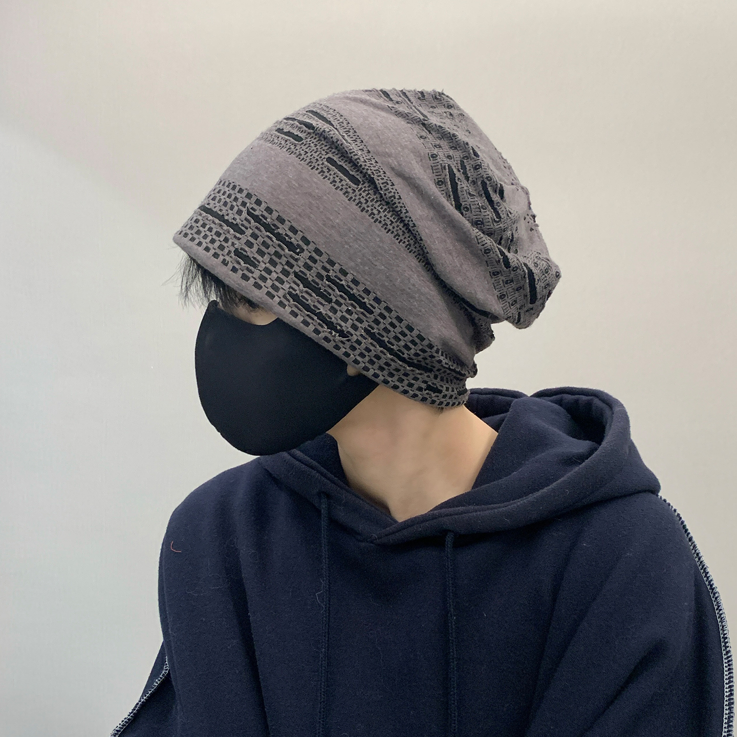 堆堆帽秋冬保暖秋季针织