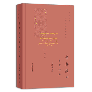 辛弃疾词鉴赏辞典珍藏本中国文学名家名作鉴赏精华诗词鉴赏赏析文学评论与鉴赏文学诗文学文学名著古代文学正版包邮上海辞书出版社