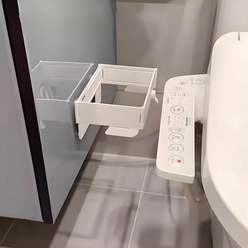 卫生间可折叠垃圾架壁挂式垃圾桶免打孔厨房多功能收纳塑料袋支架