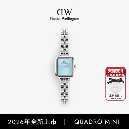 【新品】DW手表Quadro Mini小方糖女方表腕表设计简约手链石英表