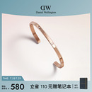 CLASSIC系列闪耀星辰简约玫瑰金色镯子锆石镶钻首饰 DW手镯情侣款