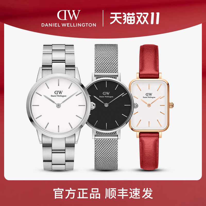 DW手表石英机芯女士腕表