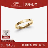 金色对戒男女同款 DW戒指情侣同款 CLASSIC系列经典 戒指对戒礼物