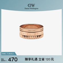 DW戒指情侣同款 万花筒系列个性前卫男女玫瑰金色戒指礼物送男友