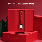 DW手表女表 BOUND系列摩登方表轻奢小众红色腕表大气本命年手表女