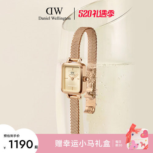 DW小方糖腕表女款手表轻奢小众