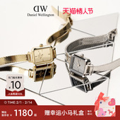 DW女士手表 QUADRO系列镜面小方糖方表轻奢小众腕表方表精致小众