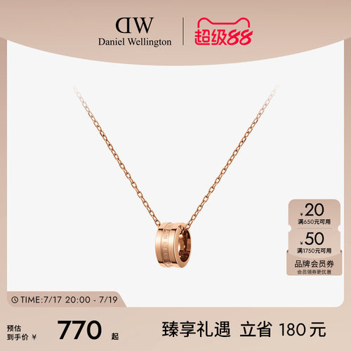dw项链情侣同款轻奢高级感锁骨链