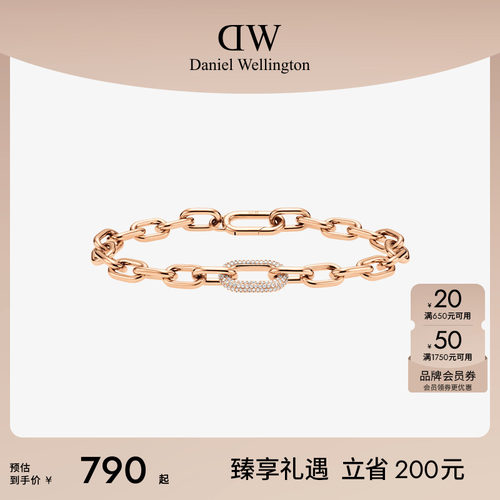 DW手链女款星河系列玫瑰金色