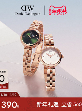 【新年礼物】DW小金表 ELAN系列手表女玫瑰金色石英表精致小表盘