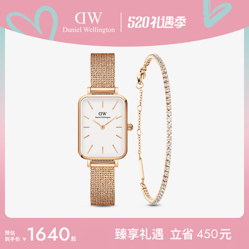 dw手表手链套装流金表女表