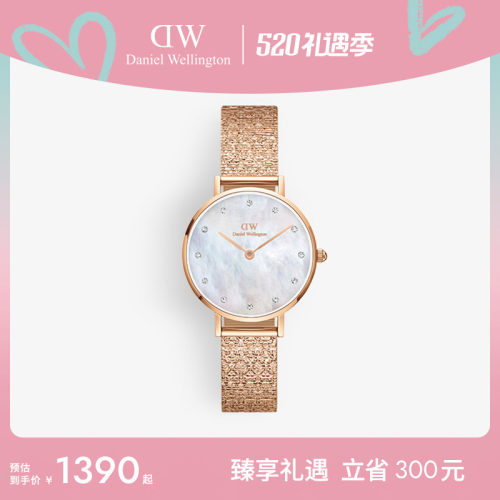 手表dw星辰贝母盘轻奢石英机芯女