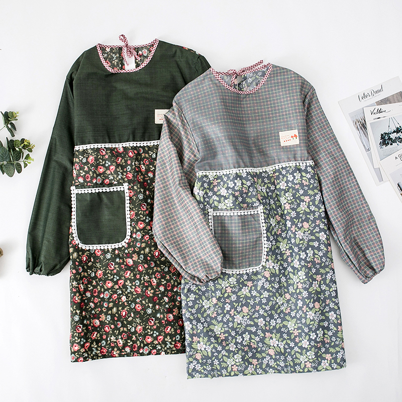 围裙家用厨房反穿罩衣透气防污