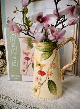 美国普罗旺斯礼盒陶瓷花瓶水培花器家居饰品摆件送礼Pitcher Vase