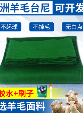台球桌布台布标准黑八台尼台球布桌布澳洲台布更换倒顺毛呢配件