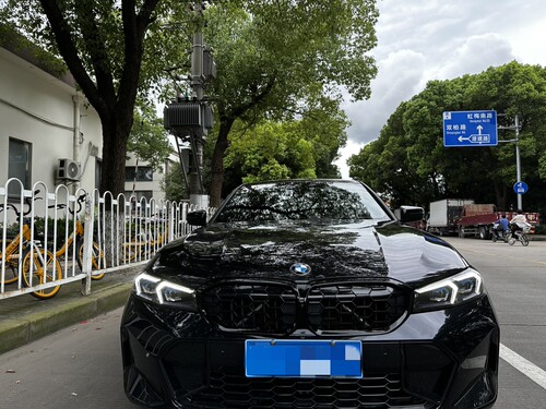 宝马BMW改装高亮黑原厂中网格栅