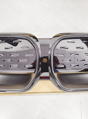 宝马BMW原厂 22款iX3 G08BEV高亮黑色中网进气格栅改黑武士4S代购