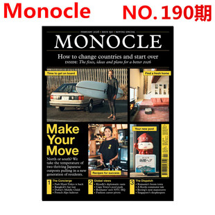 旅游城市商业杂志英国英文版 总第190期 进口杂志 2026年2月刊 Monocle单片眼镜NO.190期