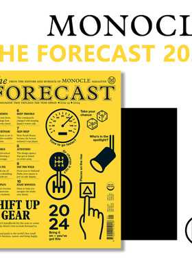 现货 2024年MONOCLE年度特刊FORECAST 单片眼镜 THE MONOCLE FORECAST预测杂志每年年初推出，为你的2024年生活方式作出指引