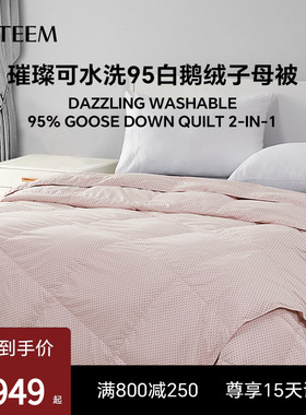 ESTEEM/宜庭可水洗95鹅绒璀璨夏被春秋被子母被家用【专柜同款】