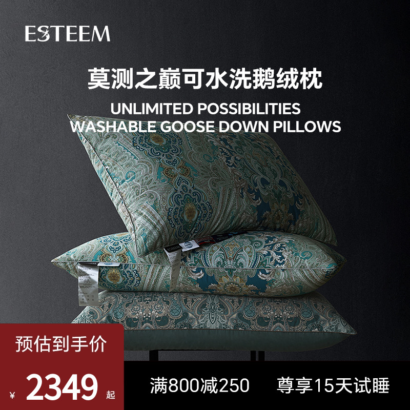 可水洗鹅绒枕ESTEEM/宜庭羽绒枕