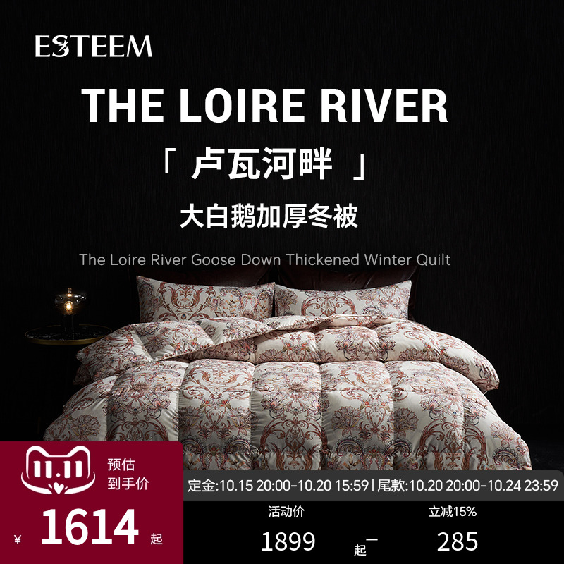 ESTEEM/宜庭绒丝加厚冬被被芯加厚被保暖被子柔软【专柜同款】