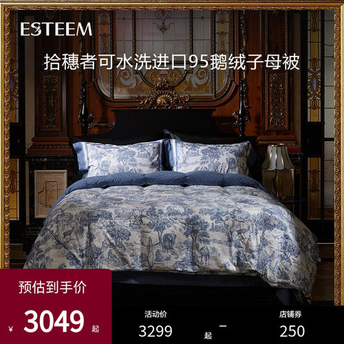 Esteem鹅绒被95白鹅绒被羽绒被
