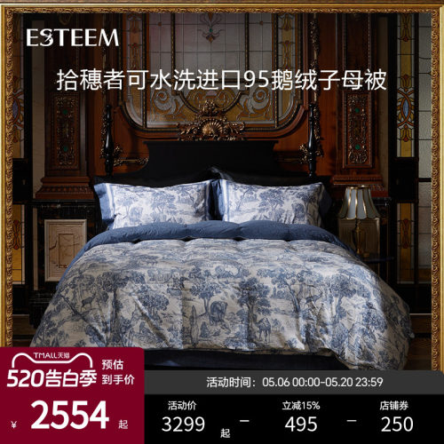Esteem鹅绒被95白鹅绒被羽绒被