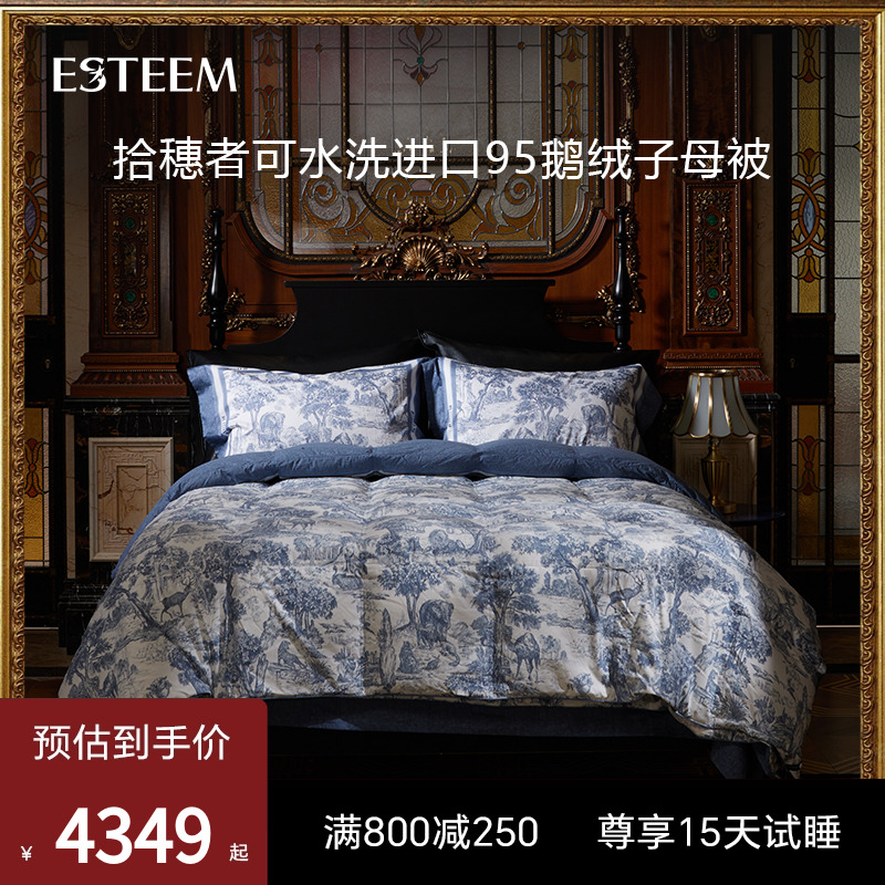 Esteem鹅绒被95白鹅绒被羽绒被