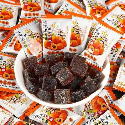 甘草枇杷秋梨膏软糖爆浆夹心薄荷润喉清凉糖果零食OEM