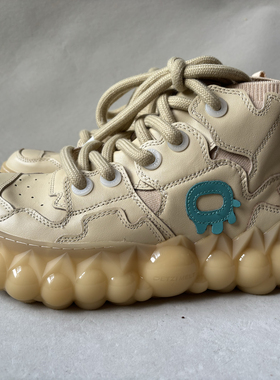 新款otz/oetzi冰人奥兹冰川情侣拼色潮鞋厚底大头复古男女丑萌鞋