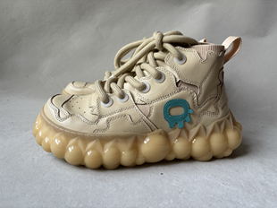 新款otz/oetzi冰人奥兹冰川情侣拼色潮鞋厚底大头复古男女丑萌鞋