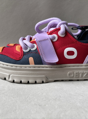 OETZI奥兹丑萌鞋男女情侣款帆布新款夏季低帮鞋休闲鞋