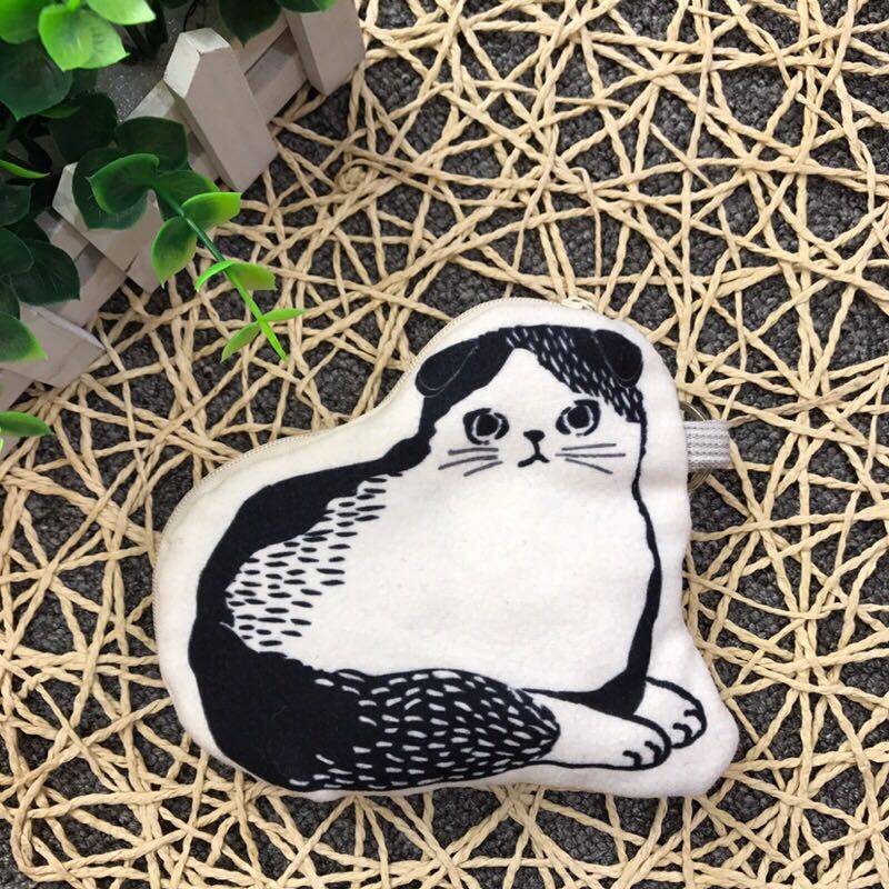 ty25买手店 日系sunnyplace 猫咪零钱包收纳包挂件拉链钥匙包