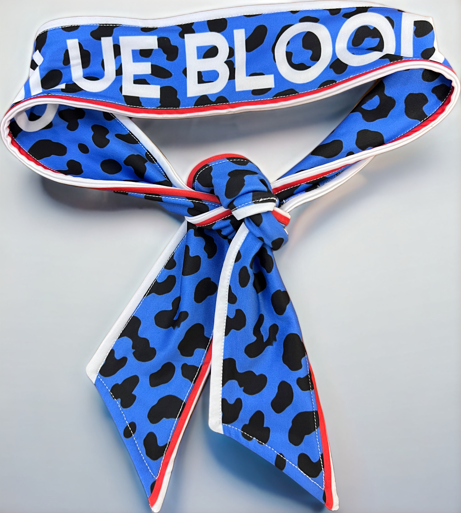 上海申花球迷周边蓝血人BLUE BLOOD 运动发带导汗止汗带运动男女