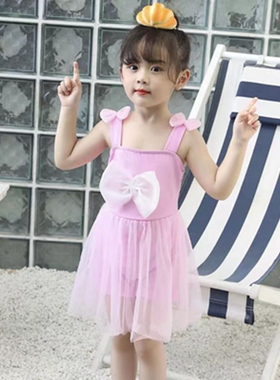 泳装26227小清新蕾丝分体甜美学生儿童宝宝淑女中童沙滩温泉游泳