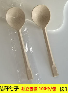 可降解甜品蛋糕圆头汤勺