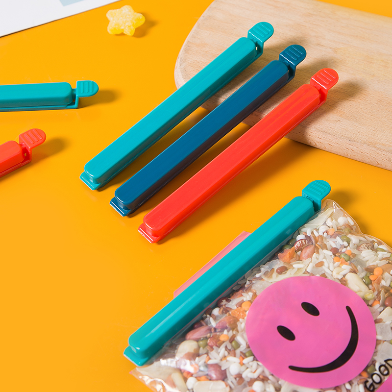 厨房食品袋密封夹神器保鲜防潮保鲜夹子长条零食夹家用保鲜夹大号