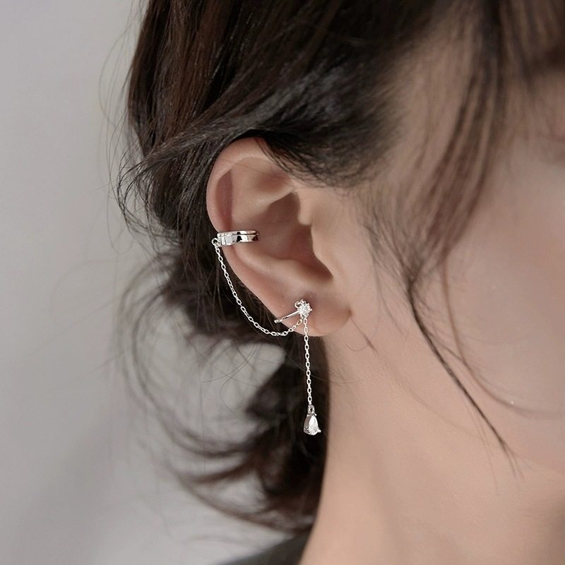 925银针无耳洞耳夹女流苏耳骨夹小众耳钉耳环耳饰个性甜酷辣妹风,饰品/流行首饰/时尚饰品新,耳夹,淘宝优惠券,粉丝福利购,淘宝优惠卷