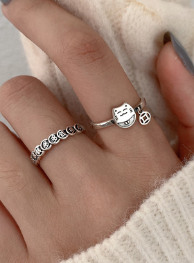 轻奢钱多多小众设计冷淡风戒指