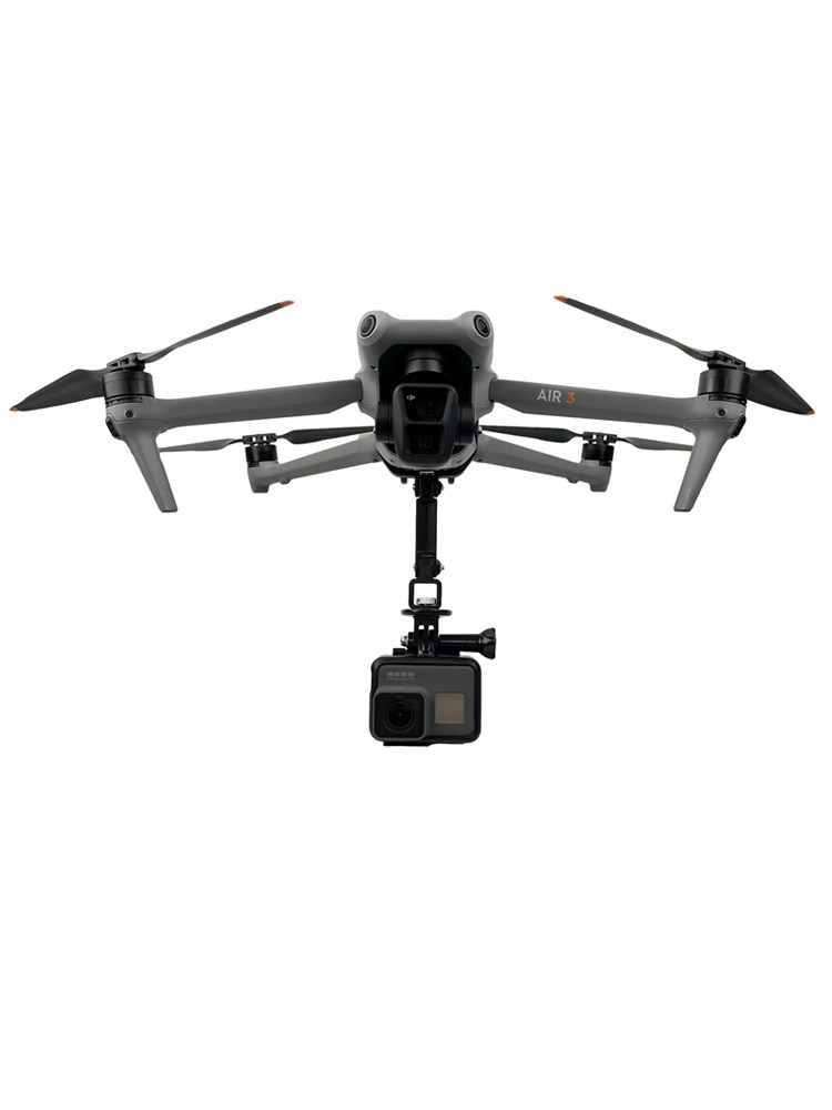 DJI AIR 3S|3 파노라마 카메라 장착 베이스 하단 장착 브래킷 GOPRO 상단 어댑터 확장에 적합