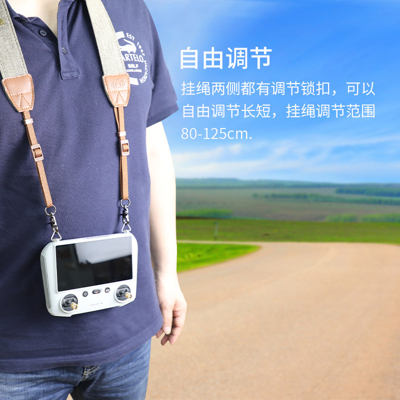 DJI AIR3S MAVIC 3PRO|MINI3|4PRO에 적합[스크린 제어 끈 포함] RC3|2 걸이식 목 끈 MAVIC 2 액세서리