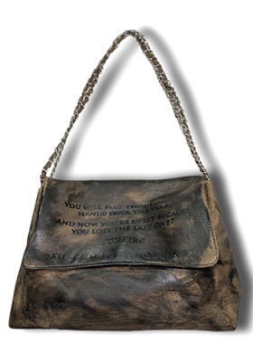 【sharkcolor】remake手工复古链条晕染vintage单肩大容量手提包